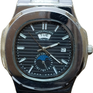 PP Moon Face Black Dial