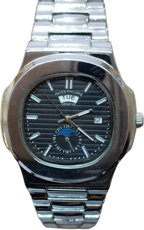 PP Moon Face Black Dial